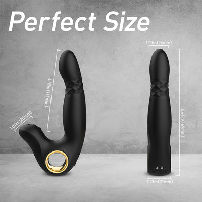 YoYoLemon Prostaatstimulator P-spotstimulator voor mannen, G-spot en Clit-vibrator voor vrouwen